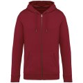 Heren Hooded Sweater Full Zip Native Spirit NS402 Hibiscus Red